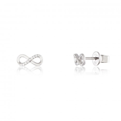 BRINCOS PRATA MEANINGFUL INFINITE UK.BR.1204.0028