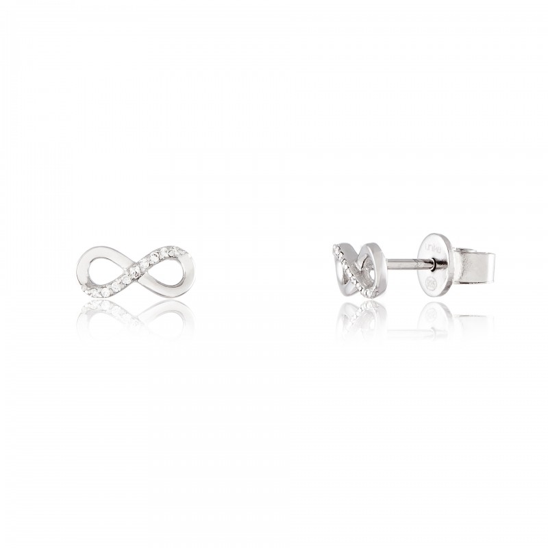 BRINCOS PRATA MEANINGFUL INFINITE UK.BR.1204.0028