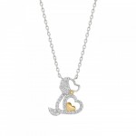 COLAR PRATA PET DOG UK.CL.1205.0111