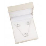 PACK COLAR E BRINCOS PRATA VALENTINES 2021 SILVER UK.PK.1204.0011
