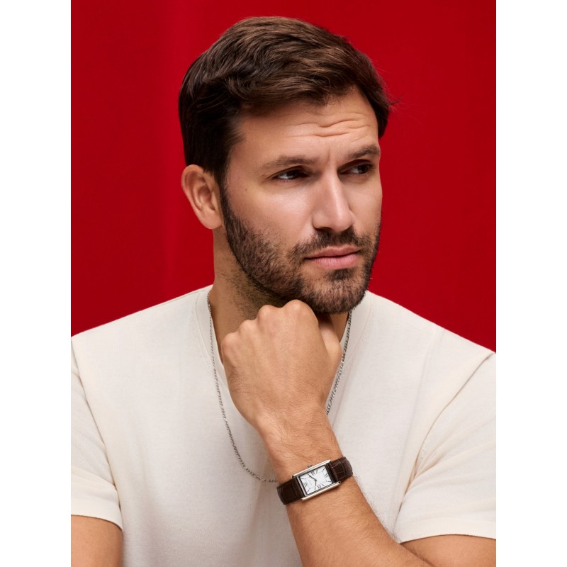 RELÓGIO HOMEM RAINIER BROWN LEATHER OG4219BC61L