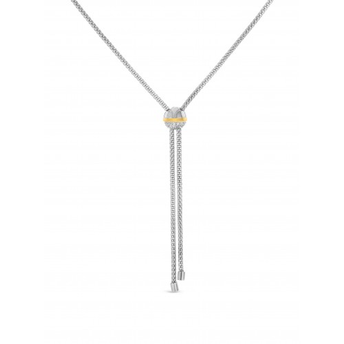 COLAR AÇO SENHORA DELIGHTFUL BICOLOR OJDFN02SG