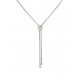 COLAR AÇO SENHORA DELIGHTFUL BICOLOR OJDFN02SG