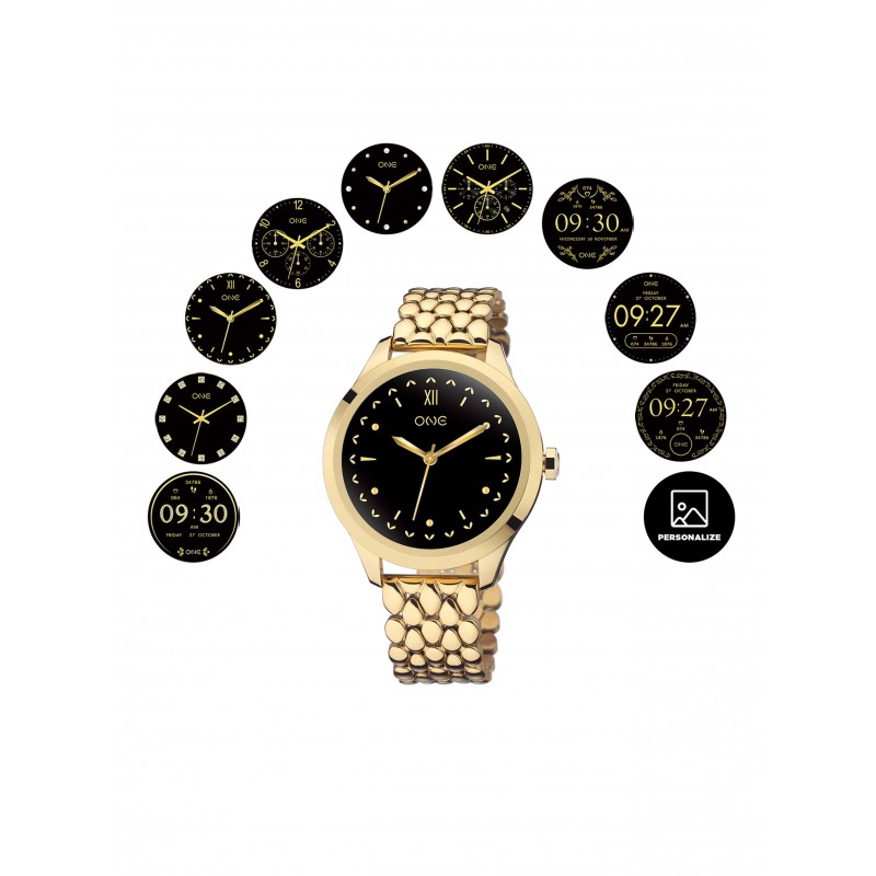 SMARTWATCH MINI GOLD LINKS OSW0025GL52D