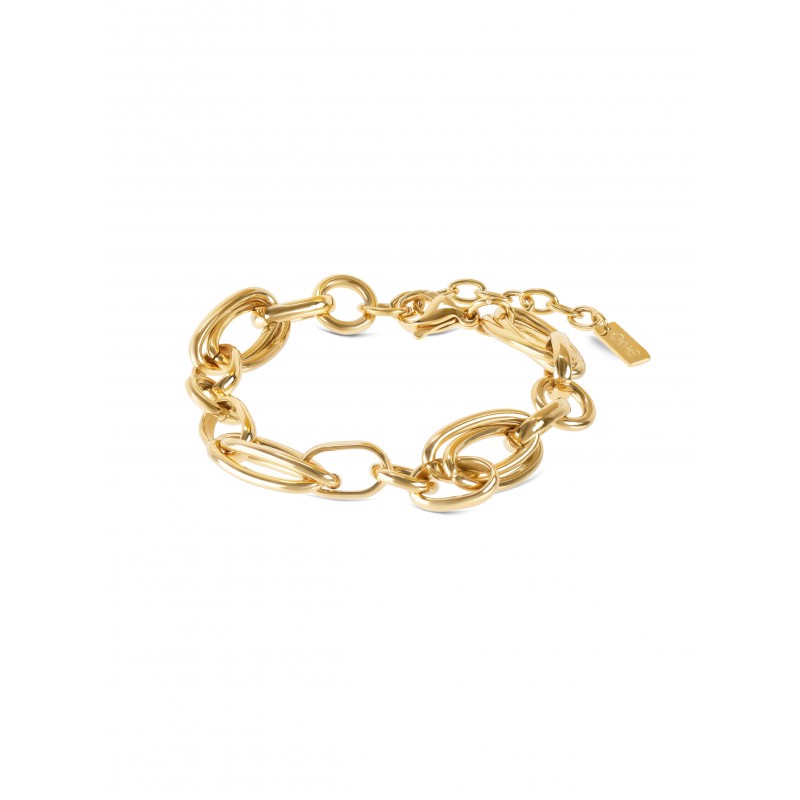 PULSEIRA AÇO SENHORA LUMINOUS SOLID GOLD OJLB02G