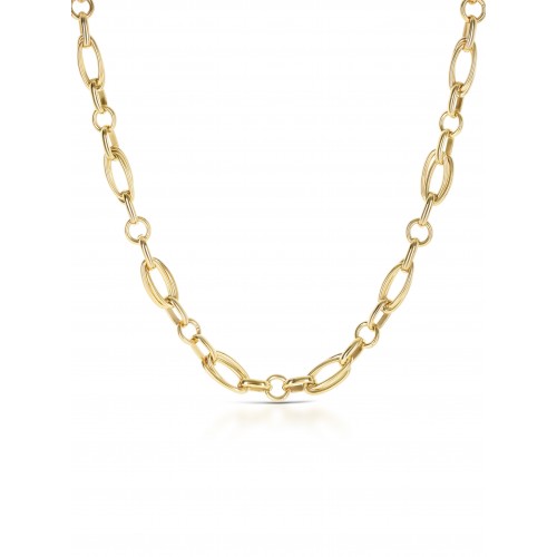 COLAR AÇO SENHORA LUMINOUS SOLID GOLD OJLN01G