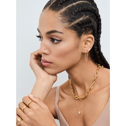 COLAR AÇO SENHORA LUMINOUS SOLID GOLD OJLN01G