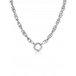 COLAR AÇO ENERGY MASTER UNION DOUBLE SILVER OJNMS04