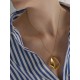 COLAR AÇO SENHORA ELEMENT GOLD OJSN01D