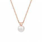 COLAR PRATA LOVE IN ROSE HEART & PEARL UK.CL.AE0002.00.00