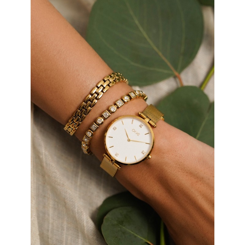 RELÓGIO SENHORA DIVINE GOLD OL9808BG51L