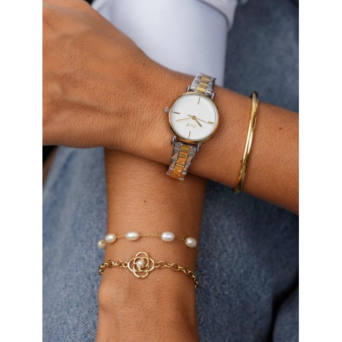 PULSEIRA AÇO SENHORA ROSE BELLE GOLD OJRB04D