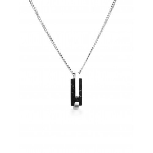 COLAR AÇO MEN MARBLE STEEL OAMN6101SS