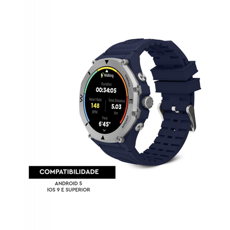 RELÓGIO SMARTWATCH BOX TRAIL FORCE S2 HOMEM TDIGB00898X1