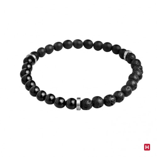 PULSEIRA AÇO BLACK STONE 7HSS010414B