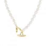 COLAR AÇO SENHORA NECKMESS OCEANIC PEARL GOLD OJNN49G