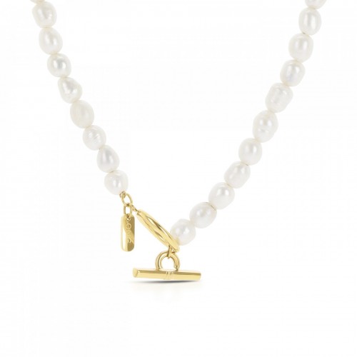 COLAR AÇO SENHORA NECKMESS OCEANIC PEARL GOLD OJNN49G