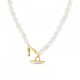 COLAR AÇO SENHORA NECKMESS OCEANIC PEARL GOLD OJNN49G