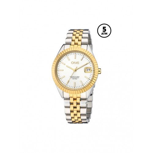 RELÓGIO SENHORA CELEBRITY WHITE BICOLOR OL4241BB61L