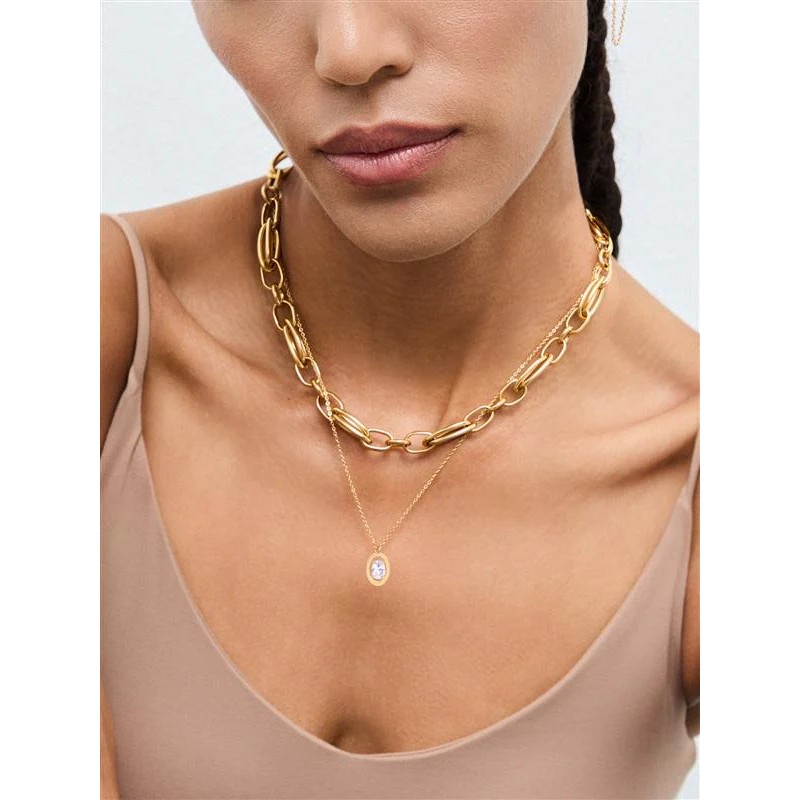 COLAR AÇO SENHORA APRIL - COURAGE OJNN39G