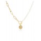 COLAR AÇO SENHORA NECKMESS PEARLY GOLD OJNN48G