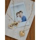 RELICÁRIO AÇO SENHORA HEART MEMORIES GOLD OJNN71G