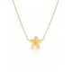 COLAR AÇO SENHORA FLEUR GOLD OJPFN02G