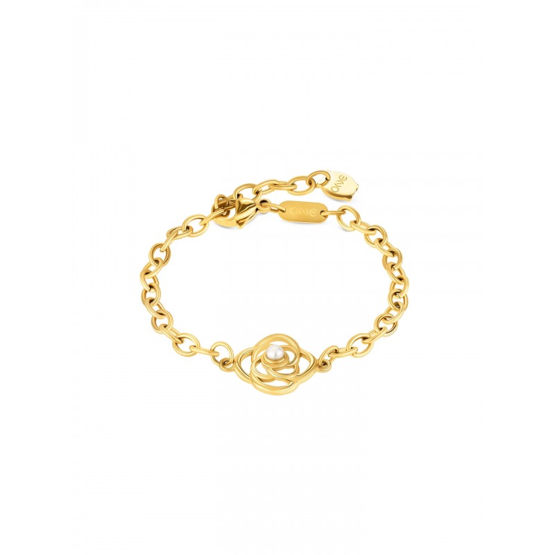 PULSEIRA AÇO SENHORA ROSE BELLE GOLD OJRB04D