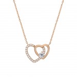 COLAR PRATA HEART SOLITAIRE UK.CL.1205.0108
