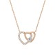 COLAR PRATA HEART SOLITAIRE UK.CL.1205.0108