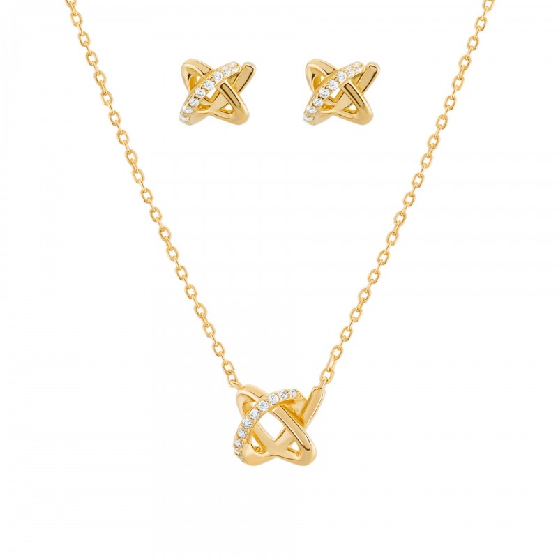 PACK PRATA CLASSY & CHIC KNOT DOURADO UK.PK.1204.0021