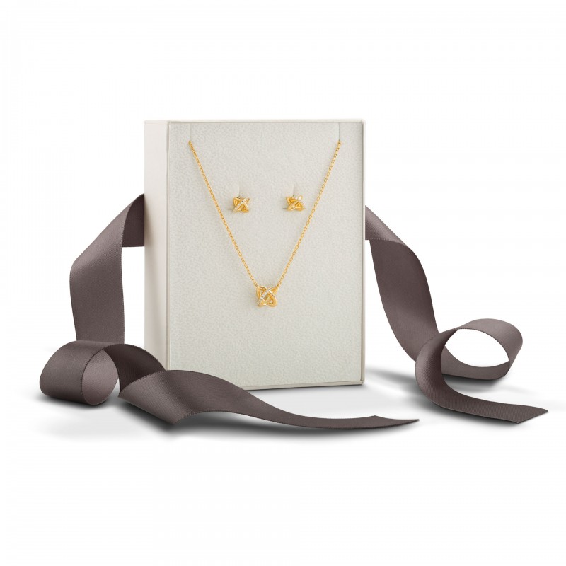 PACK PRATA CLASSY & CHIC KNOT DOURADO UK.PK.1204.0021