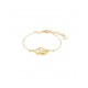 PULSEIRA AÇO SENHORA MARGOT FALLING LEAVES GOLD OJATB04D