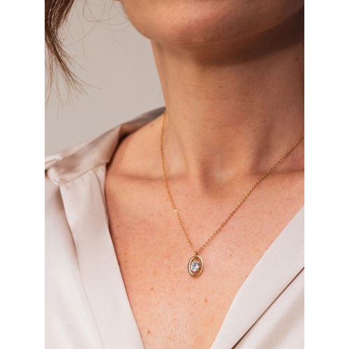 COLAR AÇO SENHORA MARCH - SERENITY OJNN38G