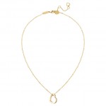 COLAR AÇO SENHORA REFLEXIONS GOLD OJRN01G