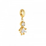 CHARME AÇO ENERGY GIRL CRYSTAL GOLD OJEBC724