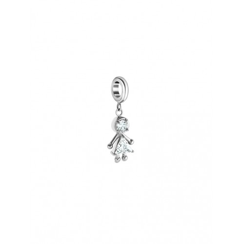 CHARME AÇO ENERGY GIRL CRYSTAL SILVER OJEBC726