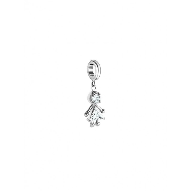 CHARME AÇO ENERGY GIRL CRYSTAL SILVER OJEBC726