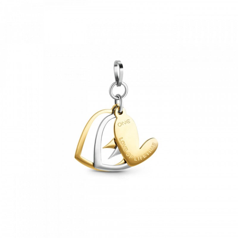 CHARME AÇO ENERGY LOVE OF LIFE TIME BICOLOR OJEBC754