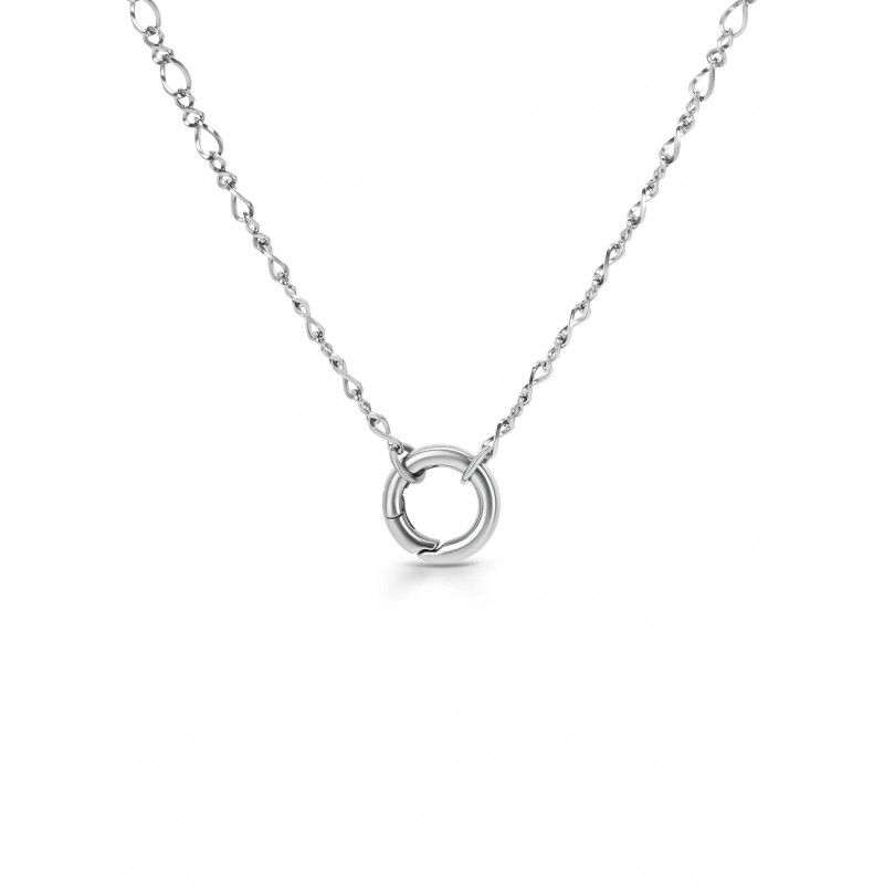 COLAR AÇO ENERGY MASTER UNION SILVER OJNMS02