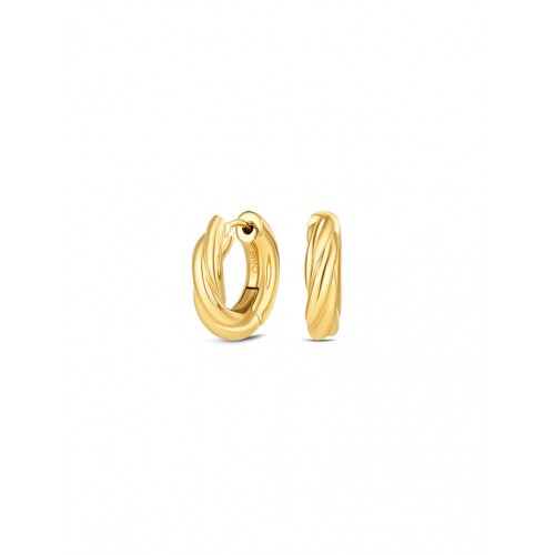 BRINCOS AÇO SENHORA TWIST GOLD OJEEP60G