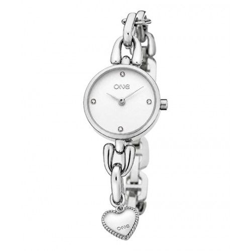 RELÓGIO SENHORA LINKS SILVER OL4230BS61L