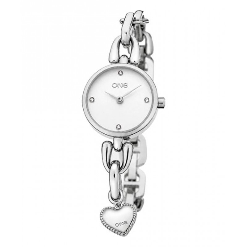 RELÓGIO SENHORA LINKS SILVER OL4230BS61L