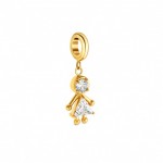 CHARME AÇO ENERGY GIRL CRYSTAL GOLD OJEBC724