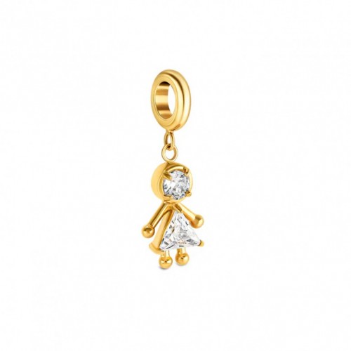 CHARME AÇO ENERGY GIRL CRYSTAL GOLD OJEBC724