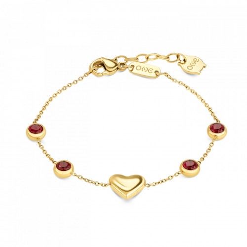 PULSEIRA AÇO SENHORA RED SPARK GOLD OJRDB01G