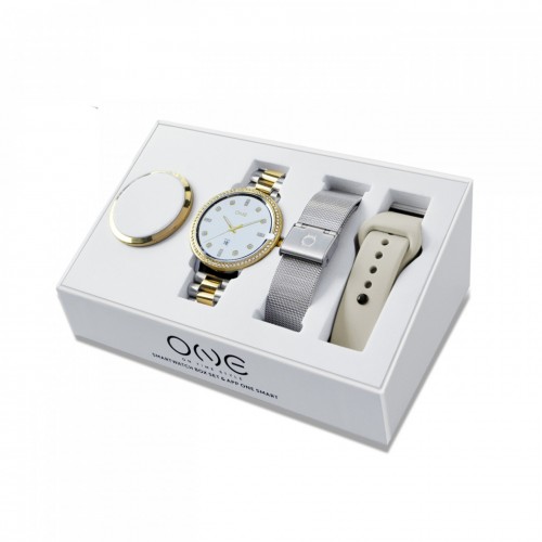 BOX SMARTWATCH SENHORA MINI SPARK BICOLOR OSW9859SB52L