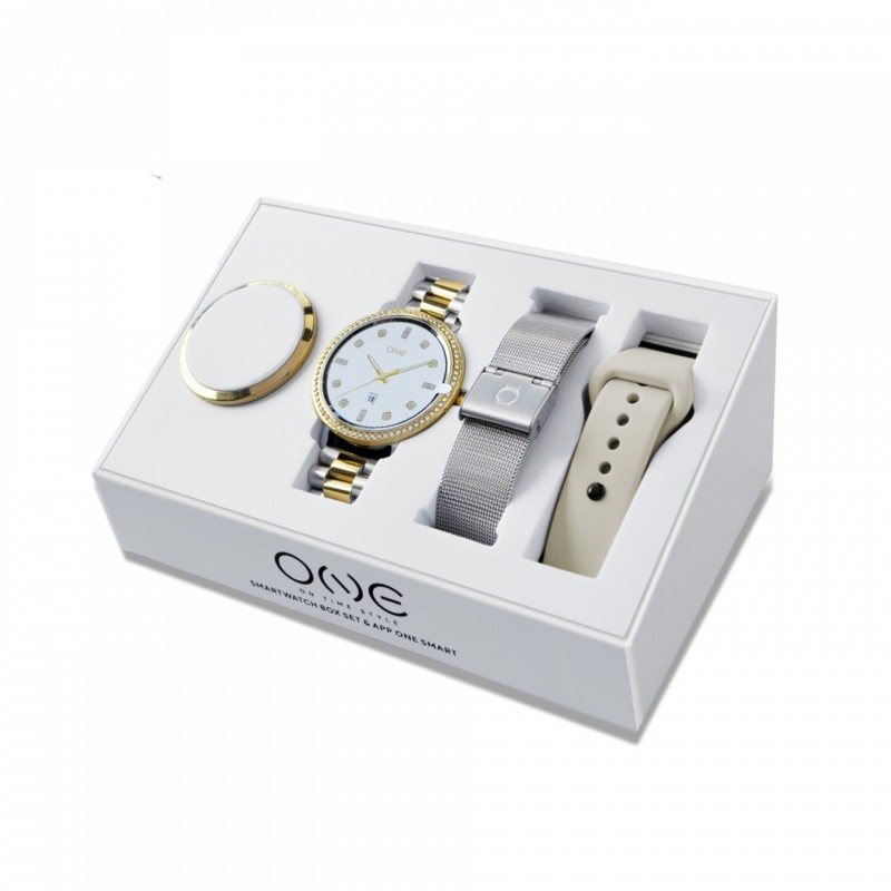 BOX SMARTWATCH SENHORA MINI SPARK BICOLOR OSW9859SB52L