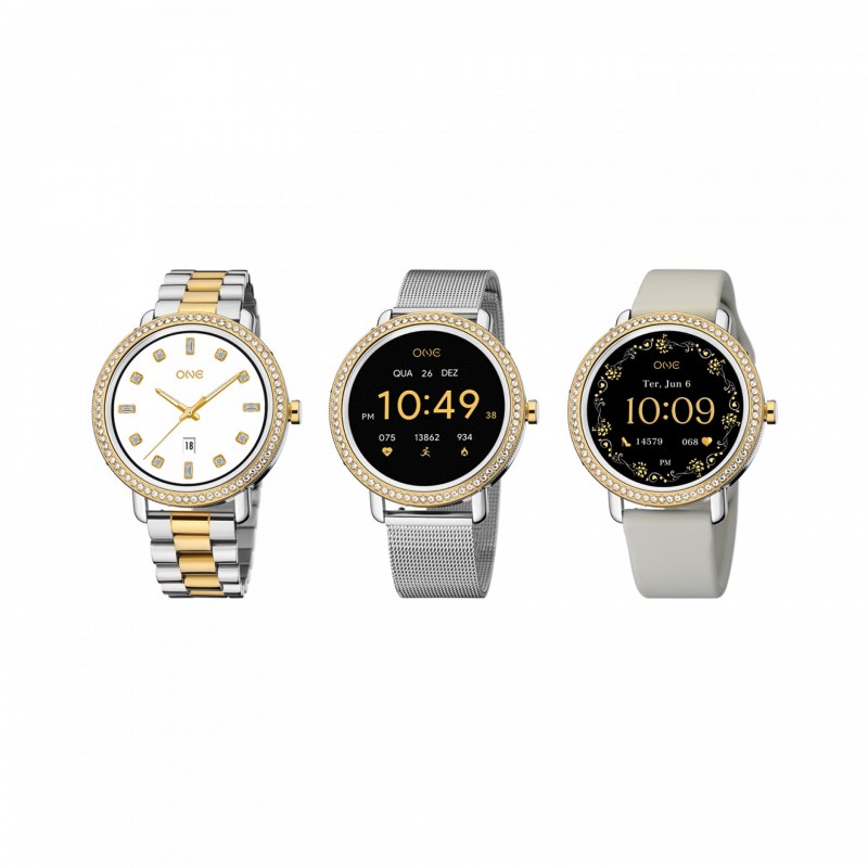 BOX SMARTWATCH SENHORA MINI SPARK BICOLOR OSW9859SB52L