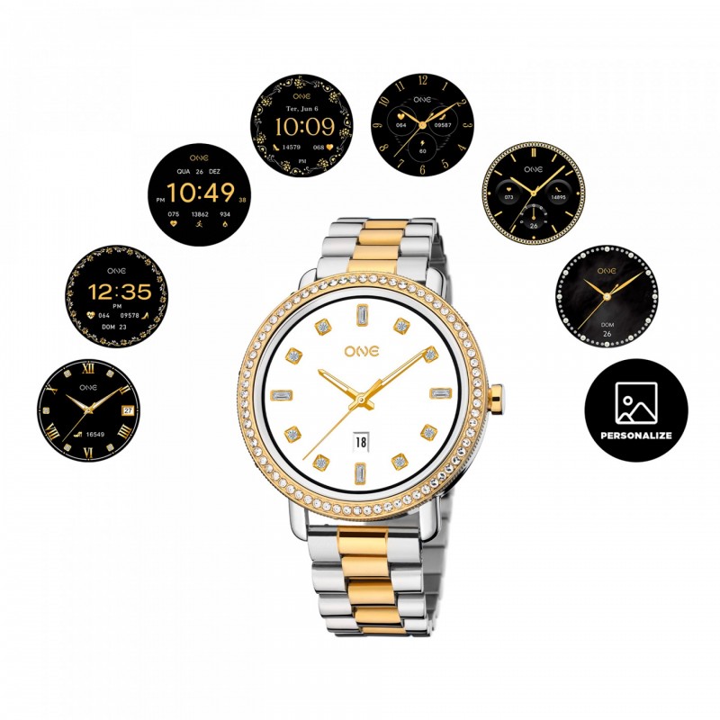 BOX SMARTWATCH SENHORA MINI SPARK BICOLOR OSW9859SB52L